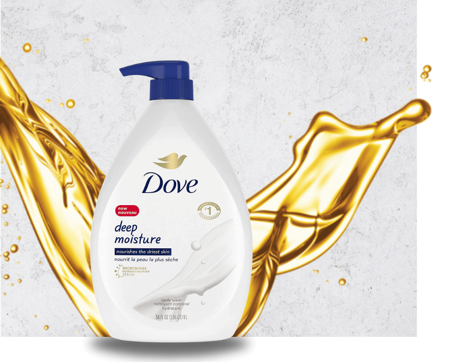 Dove Body Wash with Pump Deep Moisture