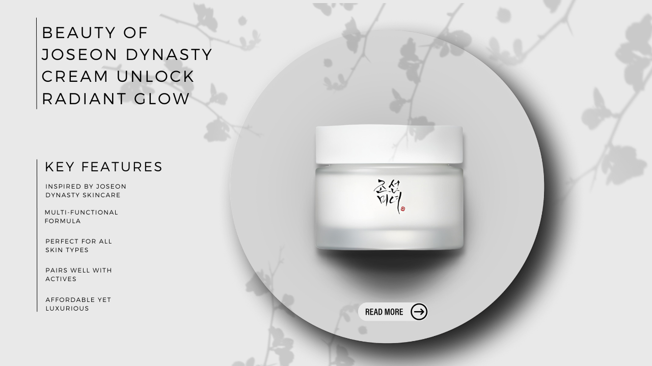 Beauty of Joseon Dynasty Cream: Unlock Radiant Glow
