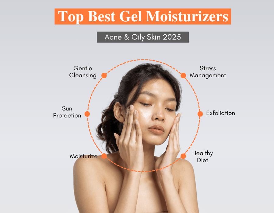 Top Best Gel Moisturizers for Acne & Oily Skin 2025