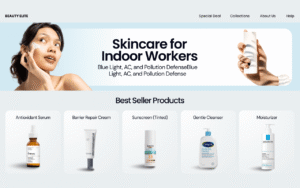 Read more about the article Skincare for Indoor Workers: Blue Light, AC, and Pollution Defense