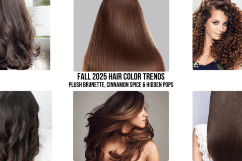 Fall 2025 Hair Color Trends Plush Brunette, Cinnamon Spice & Hidden Pops