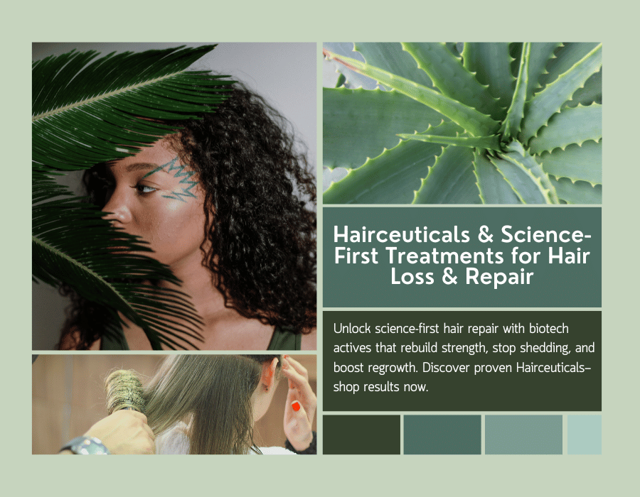 Hairceuticals & Science-First Treatments for Hair Loss & Repair